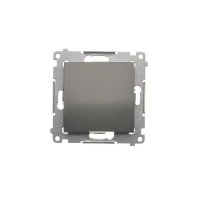 Simon 54 WMDL-06012x-048 Staircase switch without pictogram (module) 16AX, 250V~, screw terminals; anthracite