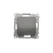 Simon 54 WMDL-06012x-048 Staircase switch without pictogram (module) 16AX, 250V~, screw terminals; anthracite