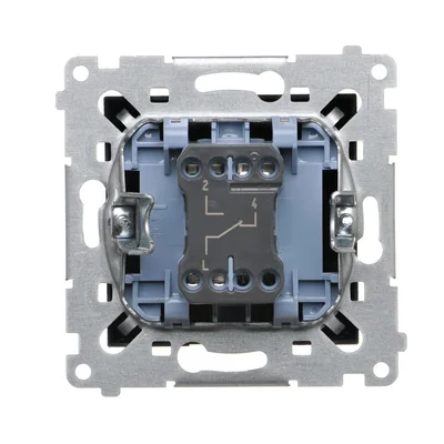 Simon 54 WMDL-06012x-049 Interruttore per scale senza pittogrammi (modulo) 16AX, 250V~, morsetti a vite; nero