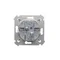 Simon 54 WMDL-06020x-011 Interruptor doble para escaleras sin pictograma (módulo) 10AX, 250V~, terminales de tornillo; blanco