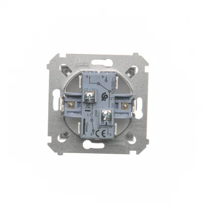 Simon 54 WMDL-06020x-043 Double stair switch without pictogram (module) 10AX, 250V~, screw terminals; matt silver