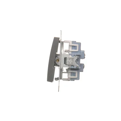 Simon 54 WMDL-06020x-048 Interruttore doppio per scale senza pittogrammi (modulo) 10AX, 250V~, morsetti a vite; antracite