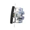 Simon 54 WMDL-06020x-049 Interruttore doppio per scale senza pittogrammi (modulo) 10AX, 250V~, morsetti a vite; nero