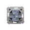 Simon 54 WMDL-0602xx-049 Doppeltreppenschalter (Modul) 10AX, 250V~, Schraubklemmen; schwarz
