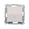 Simon 54 WMDL-0610xU-011 Staircase switch with LED backlight without pictogram (module) 10AX, 250V~, quick connectors; white
