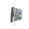 Simon 54 WMDL-0610xU-048 Staircase switch with LED backlight without pictogram (module) 10AX, 250V~, quick connectors; anthracite