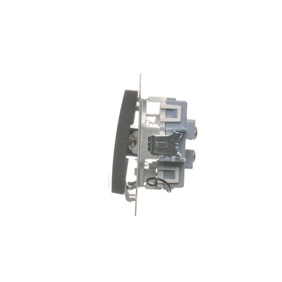 Simon 54 WMDL-06120x-048 Double stair switch with illumination without pictogram (module) 10AX, 250V~, screw terminals; anthracite