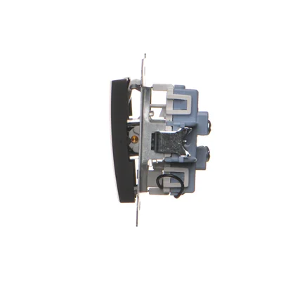 Simon 54 WMDL-0612xx-049 Interruttore doppio per scale con illuminazione (modulo) 10AX, 250V~, morsetti a vite; nero