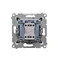 Simon 54 WMDL-061xxx-049 Staircase switch with LED backlight (module) 10AX, 250V~, quick connectors; black