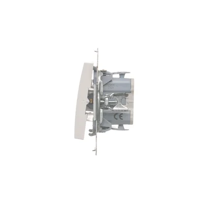 Simon 54 WMDL-0700xx-011 Conector cruzado sin pictograma (módulo) 10AX, 250V~, conectores rápidos; blanco