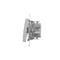 Simon 54 WMDL-0700xx-043 Connettore a croce senza pittogramma (modulo) 10AX, 250V~, connettori rapidi; argento opaco