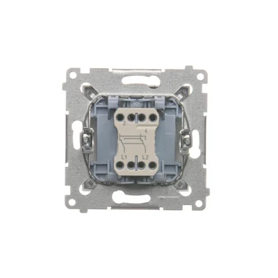 Simon 54 WMDL-0700xx-043 Cross connector without pictogram (module) 10AX, 250V~, quick connectors; matt silver