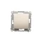 Simon 54 WMDL-0700xx-044 Conector cruzado sin pictograma (módulo) 10AX, 250V~, conectores rápidos; oro mate