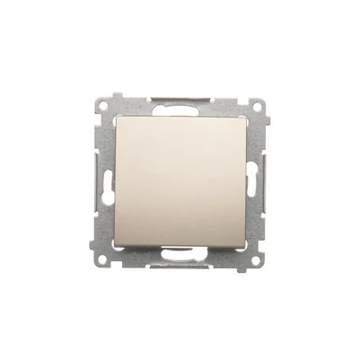 Simon 54 WMDL-0700xx-044 Connettore a croce senza pittogramma (modulo) 10AX, 250V~, connettori rapidi; oro opaco