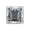 Simon 54 WMDL-07012x-049 Cross connector without pictogram (module) 16AX, 250V~, screw terminals; black