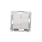 Simon 54 WMDL-07020x-011 Conector de doble cruz sin pictograma (módulo) 10AX, 250V~, conectores rápidos; blanco