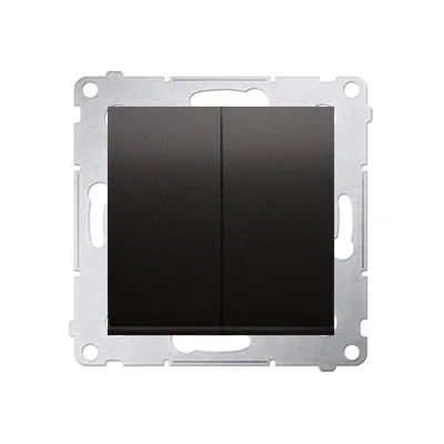 Simon 54 WMDL-07020x-048 Double cross connector without pictogram (module) 10AX, 250V~, quick connectors; anthracite