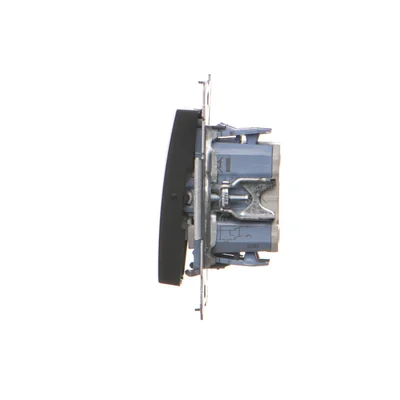 Simon 54 WMDL-0702xx-049 Connecteur double en croix (module) 10AX, 250 V~, connecteurs rapides ; noir