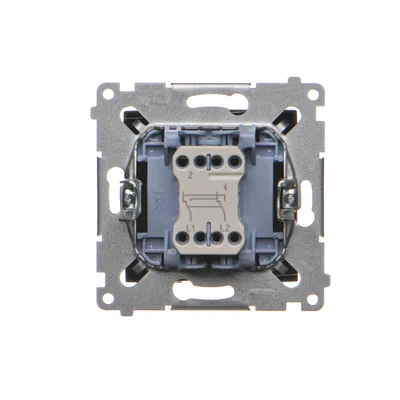 Simon 54 WMDL-070xxx-049 Connecteur en croix (module) 10AX, 250 V~, connecteurs rapides ; noir