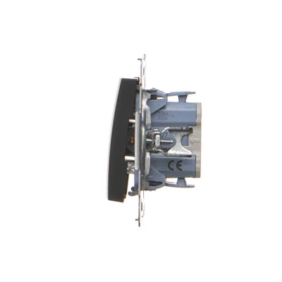 Simon 54 WMDL-070xxx-049 Connettore a croce (modulo) 10AX, 250V~, connettori rapidi; nero