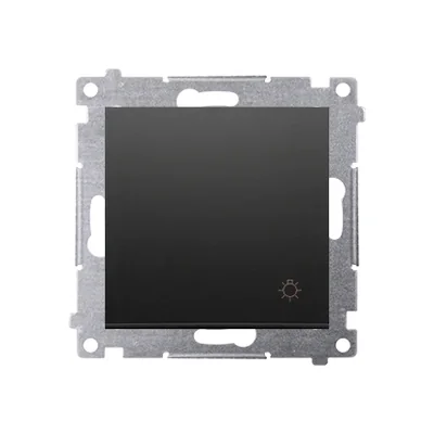 Simon 54 WMDL-080xxx-049 Pulsante luce (modulo) 10AX, 250V~, connettori rapidi; nero