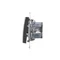 Simon 54 WMDL-090x2x-049 Klingelknopf (Modul) 16AX, 250V~, Schraubklemmen; schwarz