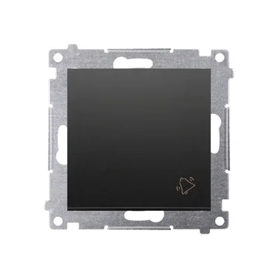 Simon 54 WMDL-090xxx-049 Bell button (module) 10AX, 250V~, quick connectors; black