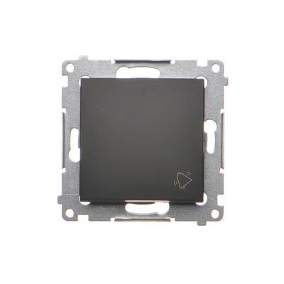 Simon 54 WMDL-090xxx-049 Bouton de sonnerie (module) 10AX, 250 V~, connecteurs rapides ; noir