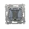 Simon 54 WMDL-091x2x-011 Bell button with LED backlight (module) 16AX, 250V~, screw terminals; white