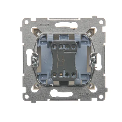 Simon 54 WMDL-091x2x-041 Bell button with LED backlight (module) 16AX, 250V~, screw terminals; cream