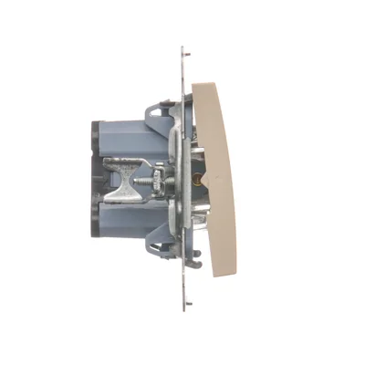 Simon 54 WMDL-091x2x-041 Bouton de sonnette avec rétroéclairage LED (module) 16AX, 250 V~, bornes à vis ; crème