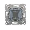 Simon 54 WMDL-091x2x-044 Bouton de sonnette avec rétroéclairage LED (module) 16AX, 250 V~, bornes à vis ; or mat