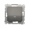 Simon 54 WMDL-091x2x-048 Bell button with LED backlight (module) 16AX, 250V~, screw terminals; anthracite