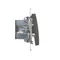 Simon 54 WMDL-091x2x-048 Klingelknopf mit LED-Hintergrundbeleuchtung (Modul) 16AX, 250V~, Schraubklemmen; anthrazit
