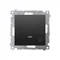 Simon 54 WMDL-091x2x-049 Bell button with LED backlight (module) 16AX, 250V~, screw terminals; black