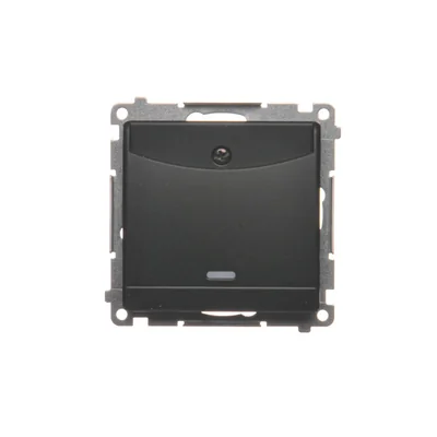 Simon 54 WMDL-0H1xx1-049 Hotel switch with illumination (module); black *Only for S54 PREMIUM frames. Relay/contactor required