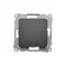 Simon 54 WMDL-0P0x2x-049 Pulsante singolo, senza pittogrammi (modulo), 16AX, 250V~, morsetti a vite; nero