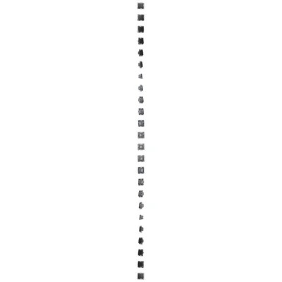 Simon 54 WMDL-0P1xx2-049 Double push-button without pictogram (module) 10AX, 250V~, quick connectors; black