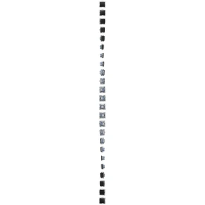 Simon 54 WMDL-0PR3xx-049 Bouton-poussoir de coupure simple sans pictogramme (module) 10AX, 250 V~, connecteurs rapides ; noir