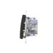 Simon 54 WMDL-551xxx-049 Candle switch with LED illumination and IP44 version (module) 10AX, 250V~, quick connectors; black *Includes DU1W insert