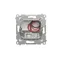 Simon 54 WMDO-S14Bx1-011 LED Light Fixture, 14V DC, 0.56W, 4000K Neutral White; White! 14V Power Supply Required
