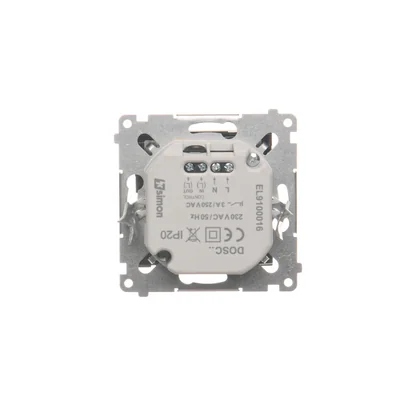 Simon 54 WMDO-SCxxx1-049 LED svítidlo s pohybovým senzorem, 230 V AC, 1,4 W, teplá bílá 3000K; černá