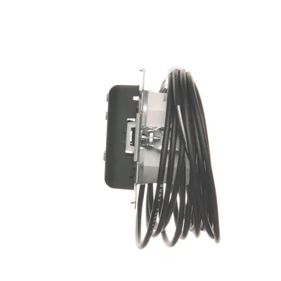 Simon 54 WMDR-14xxx1-049 Temperature controller with display and external sensor (module) 16(2) A, 230V~; black *External sensor (probe) included