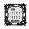 Simon 54 WMDR-17xxx1-043 Programmable thermostat with display with internal/external temperature sensor, without probe (module) 16(2) A, 230V~; matt silver