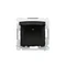 Simon 54 WMDW-50121x-049 Plug socket for IP44 version without gasket (module) 16A, 250V~, screw terminals, black *Frame gasket required