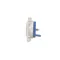 Simon 54 WMDW-P01111-011AB Couvercle + clé pour prise DATA ; blanc antibactérien