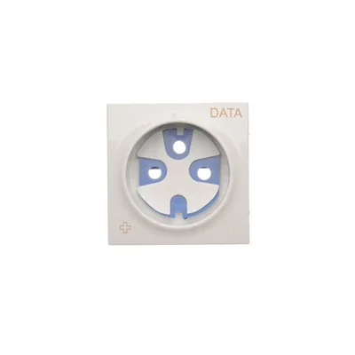 Simon 54 WMDW-P01111-011AB Кришка + ключ для розетки DATA; антибактеріальна біла