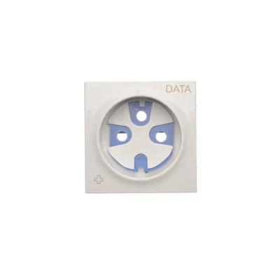 Simon 54 WMDW-P01111-011AB Кришка + ключ для розетки DATA; антибактеріальна біла