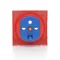 Simon 54 WMDW-P01111-022 Coperchio + chiave per presa DATA; rosso