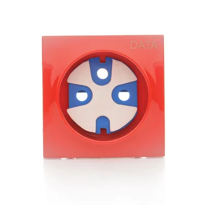 Simon 54 WMDW-P01111-022 Кришка + ключ для роз'єму DATA; червона